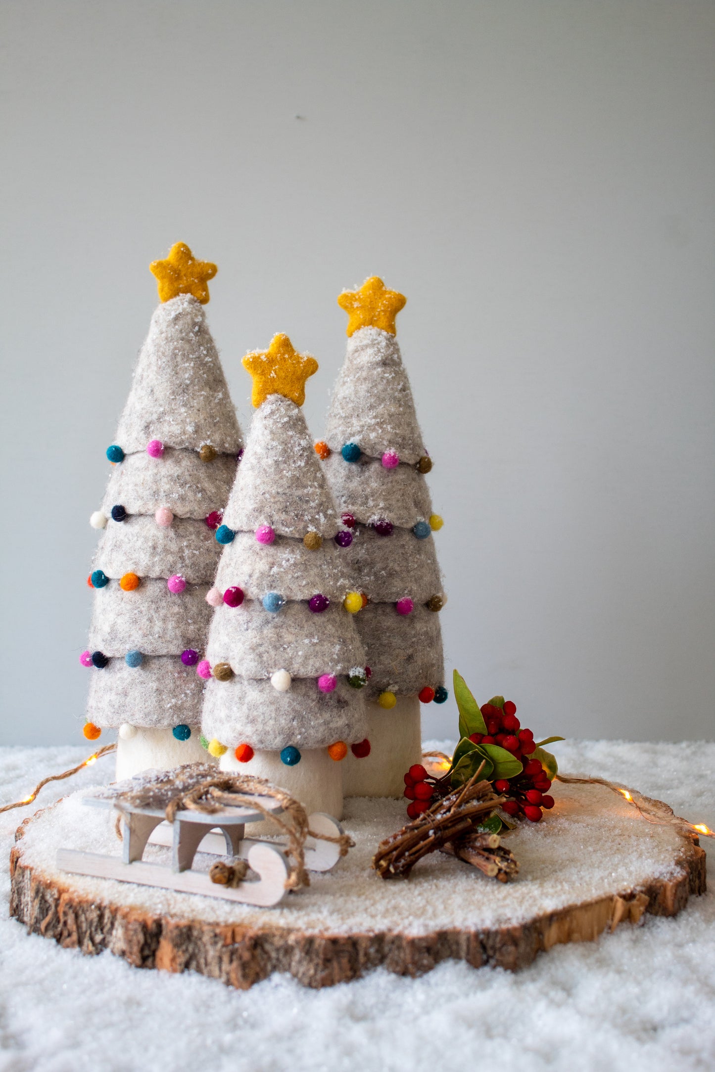 PRE-ORDER LAATSTE STUKS! Kerstboom Deco SET 3-Delig WIT