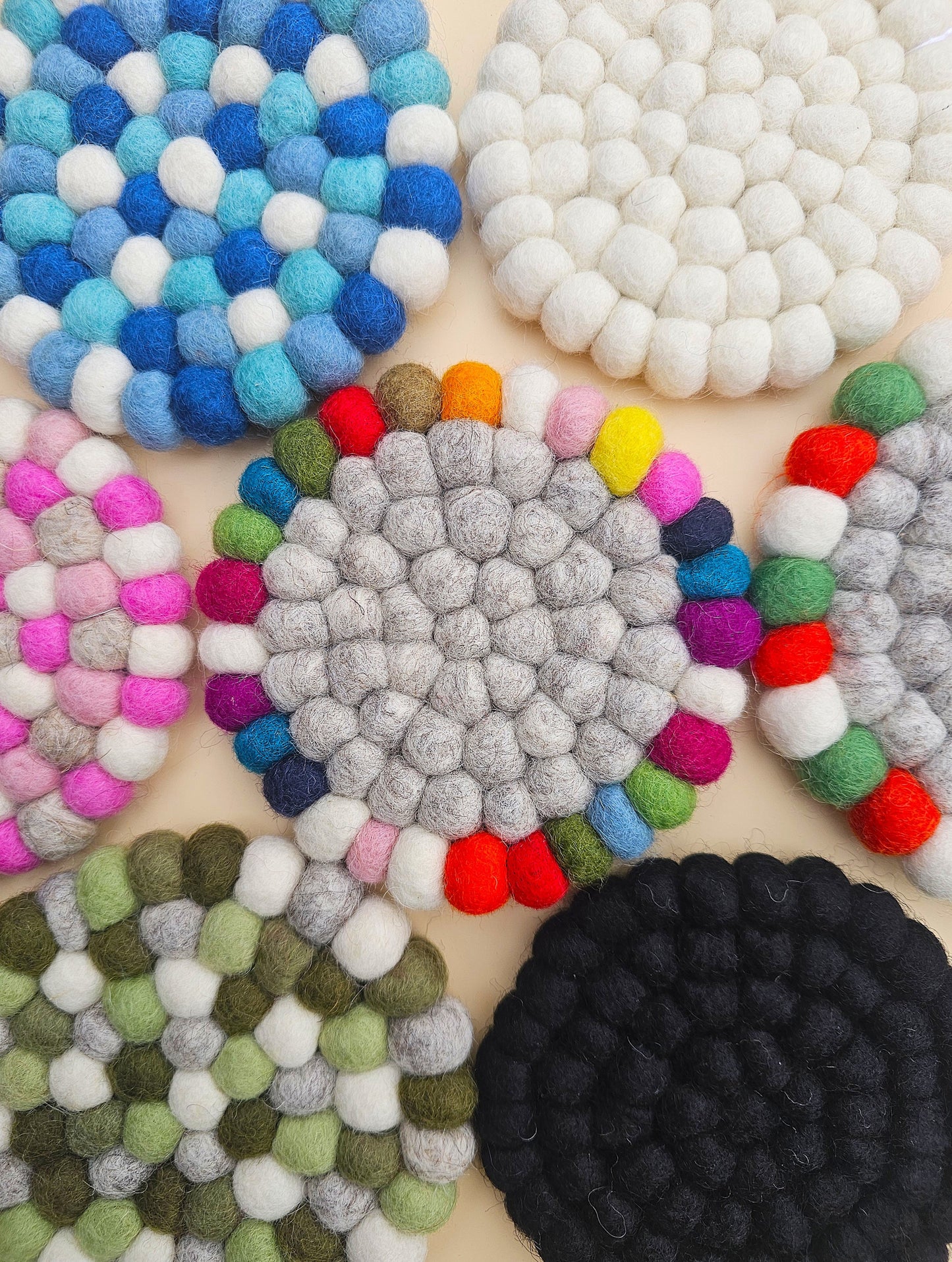 Onderzetter Pom Roze 10 CM