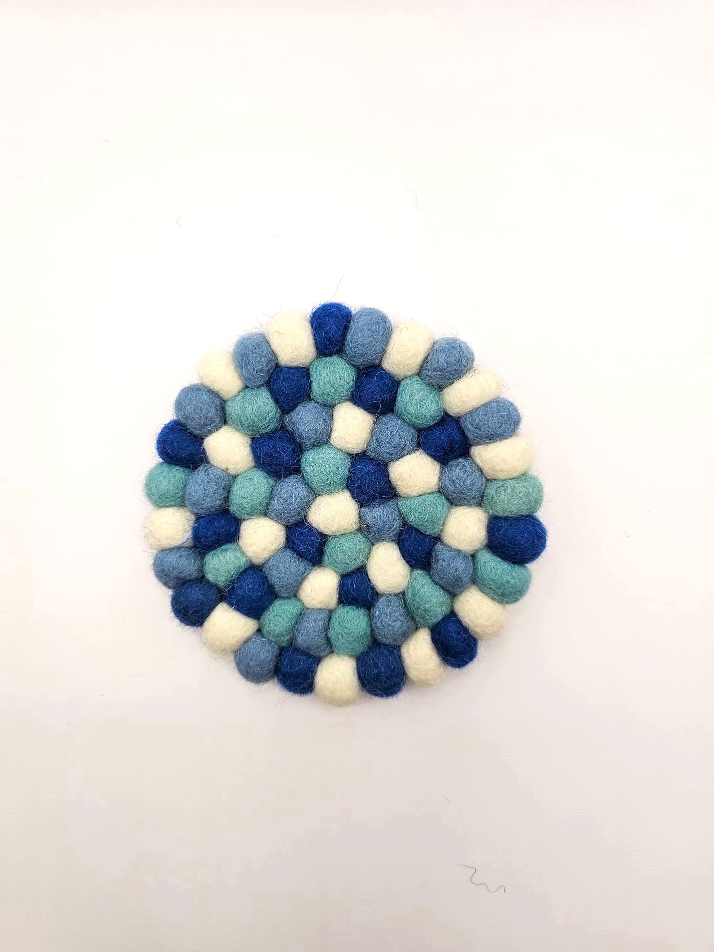Onderzetter Pom Blauw 10 CM