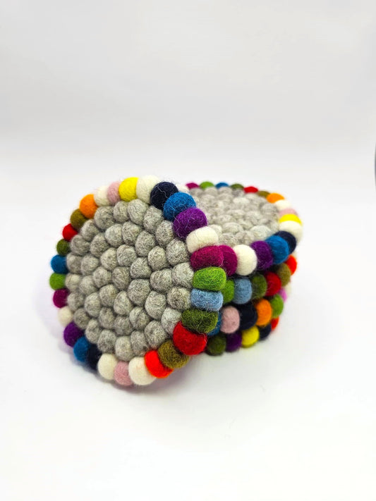 Onderzetter Pom Multicolor 10 CM