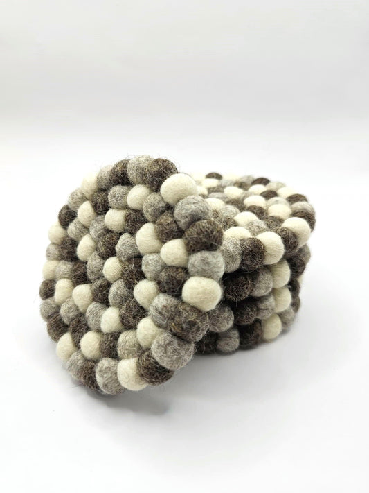 Onderzetter Pom Grijs 10 CM