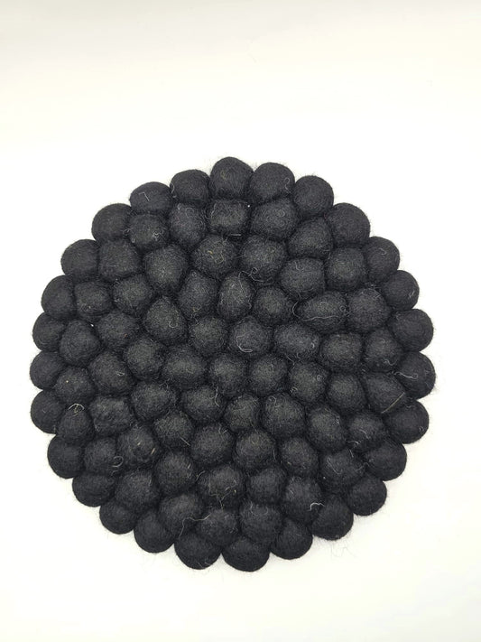 Onderzetter Pom Zwart 21 CM
