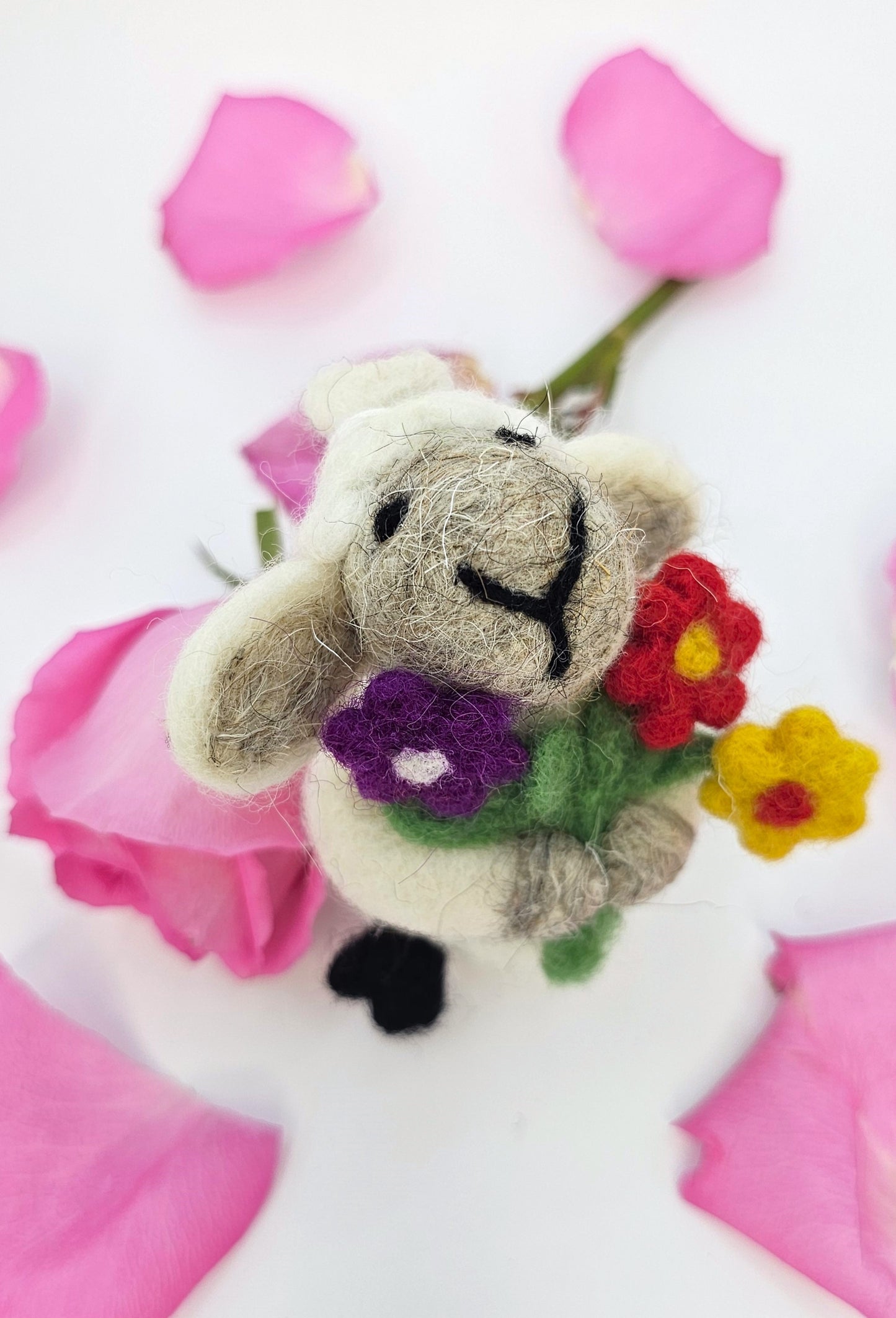 Hanger Schaap met Bloemen