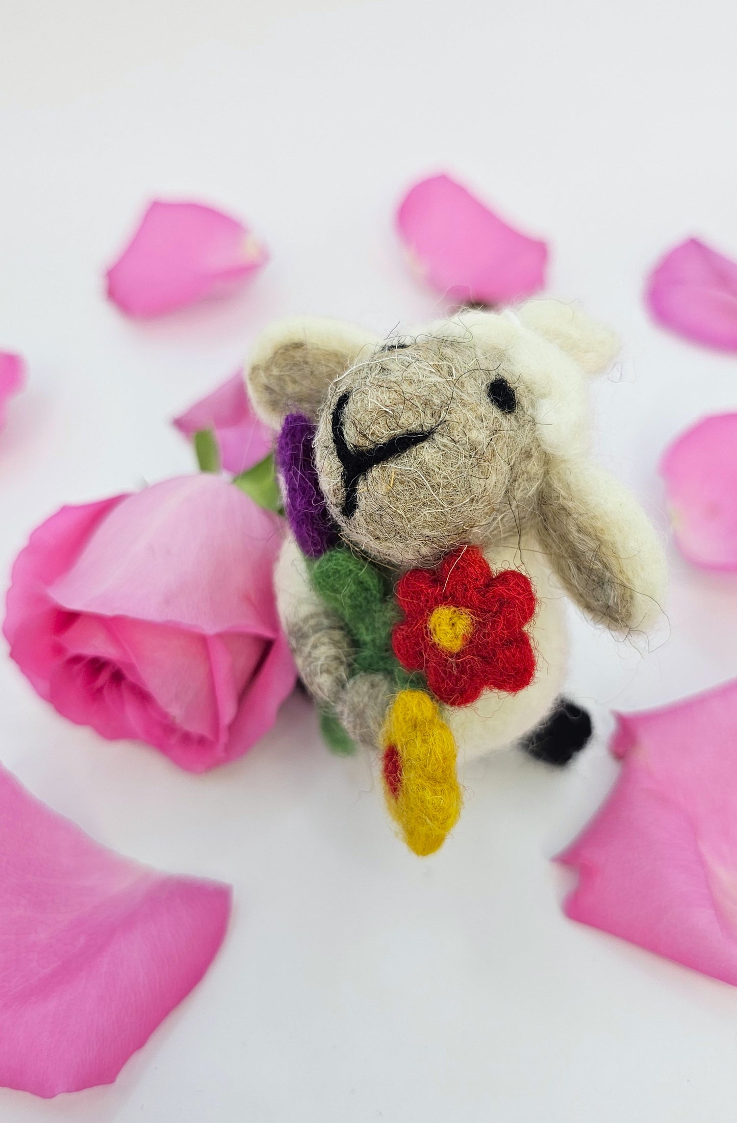Hanger Schaap met Bloemen