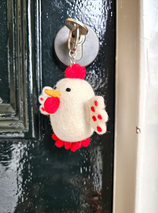 Sleutelhanger Kip