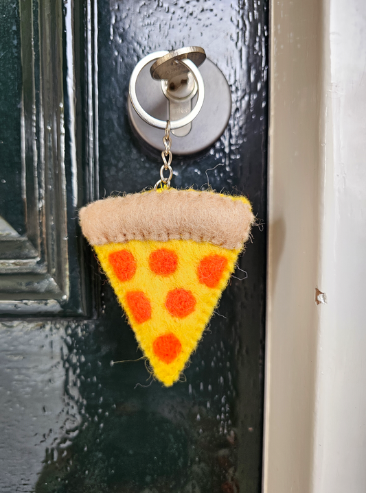 Sleutelhanger Pizza