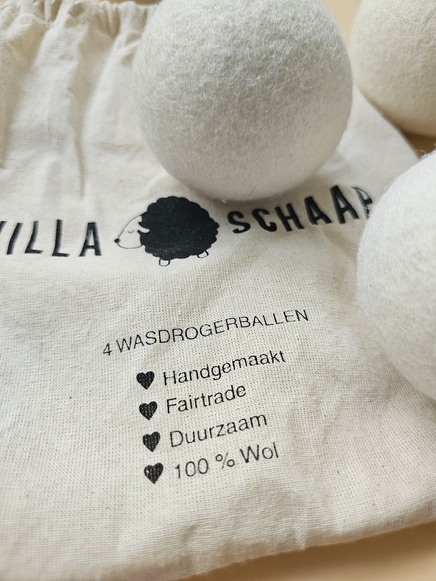 Wasdrogerballen 4 st.