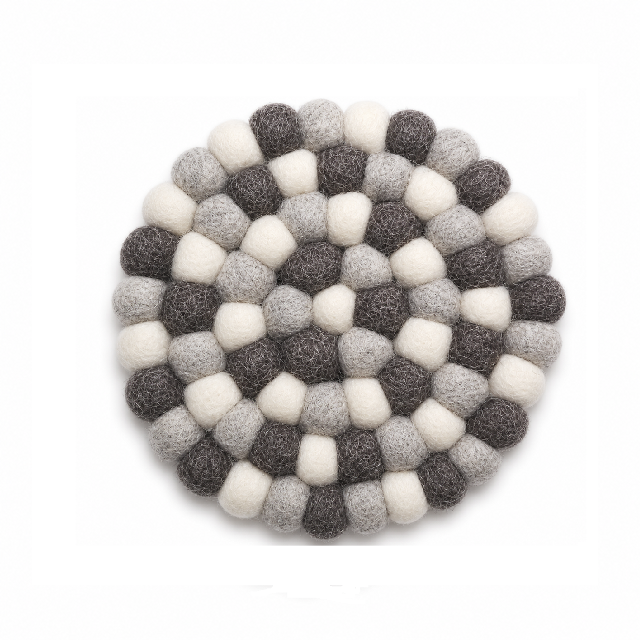 Onderzetter Pom Grijs 10 CM