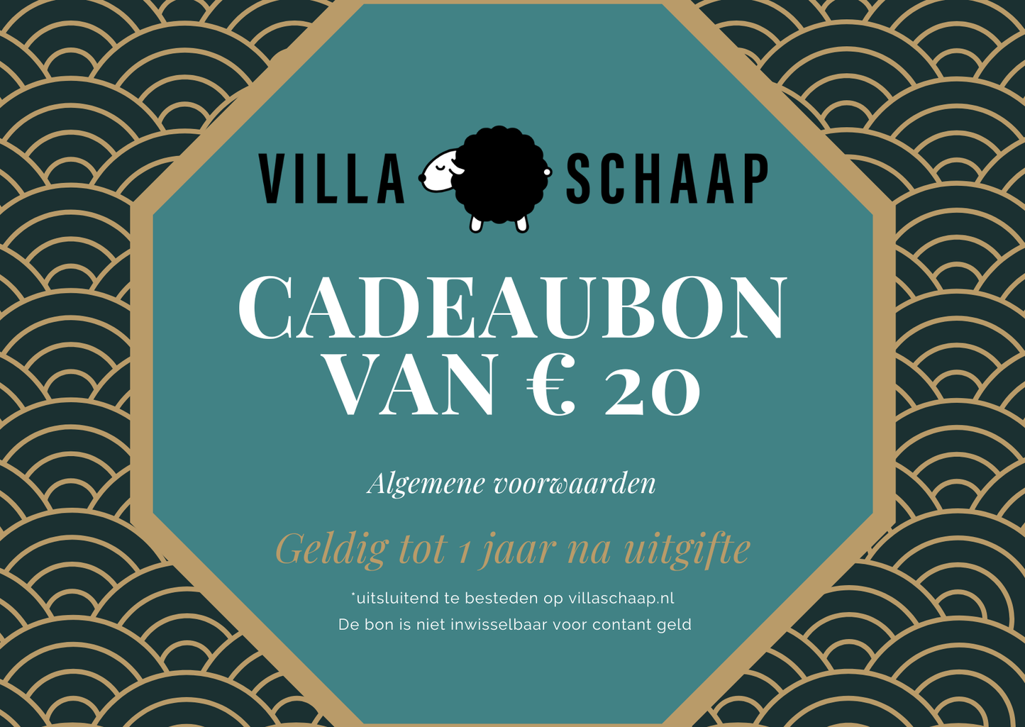 Villa Schaap Cadeaubon