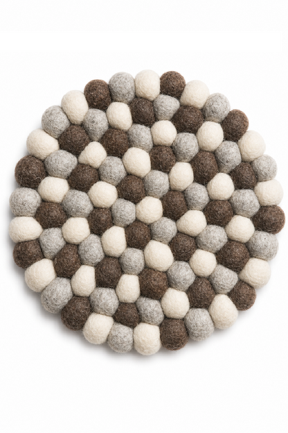 Onderzetter Pom Grijs 21 CM