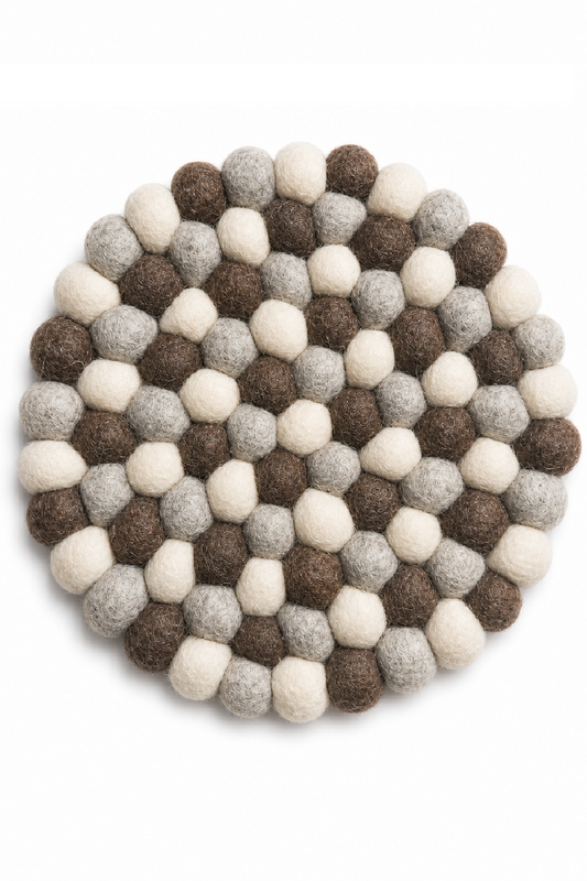 Onderzetter Pom Grijs 21 CM
