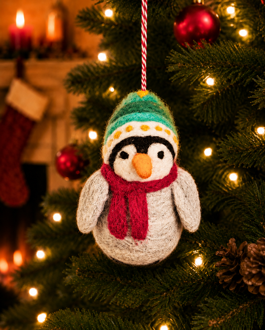 Hanger Pinguïn rood
