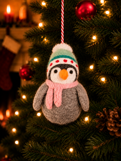 Hanger Pinguïn roze