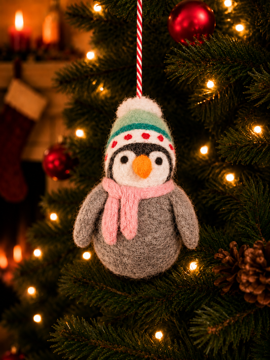 Hanger Pinguïn roze