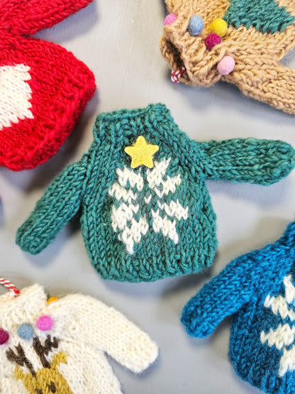 PRE-ORDER Hanger Kersttrui Groen