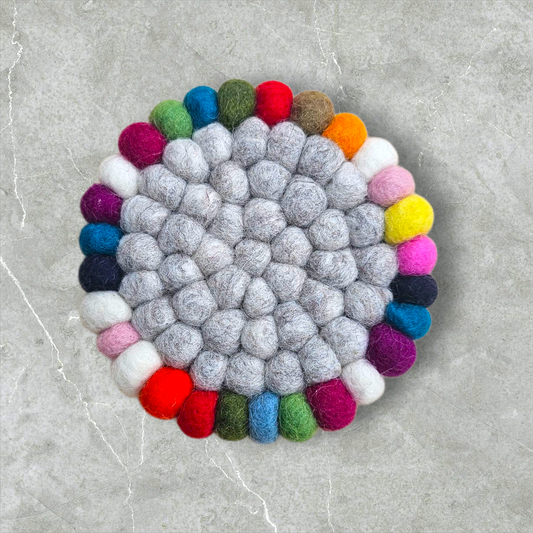 Onderzetter Pom Multicolor 10 CM