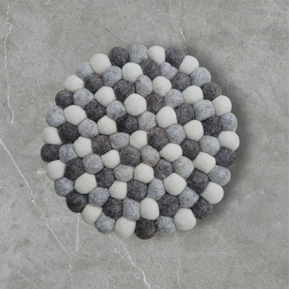 Onderzetter Pom Grijs 10 CM