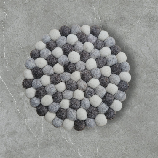 Onderzetter Pom Grijs 21 CM