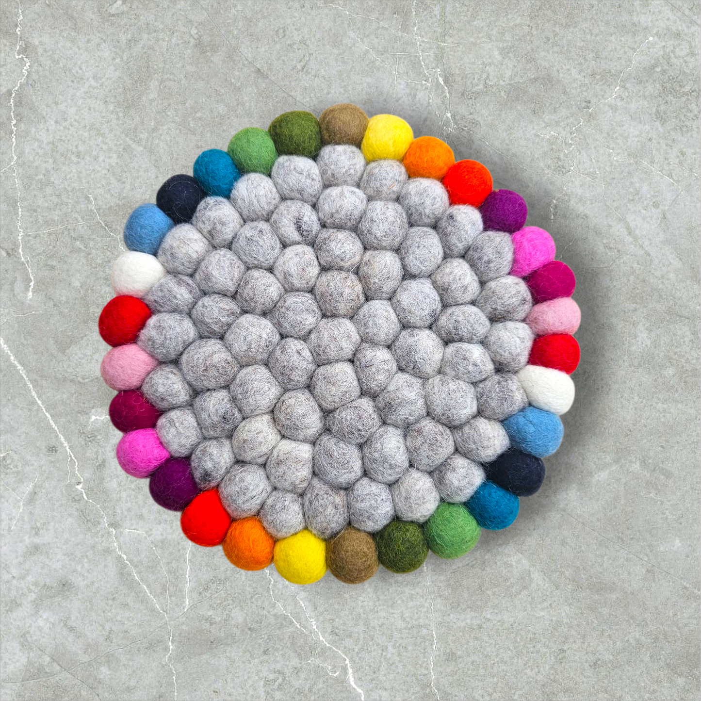 Onderzetter Pom Multicolor 21 CM