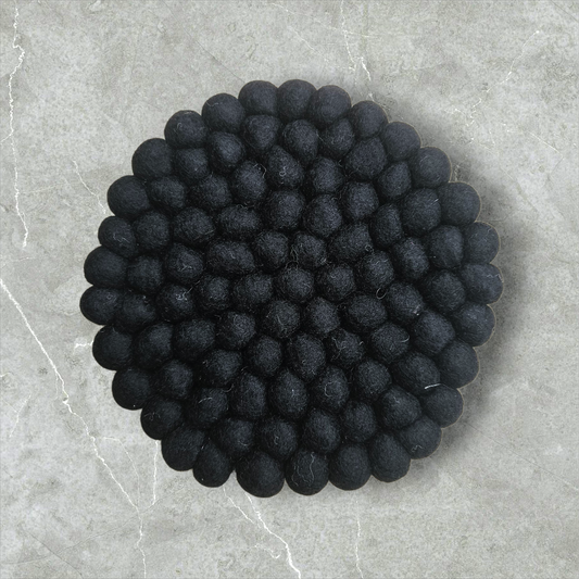 Onderzetter Pom Zwart 21 CM