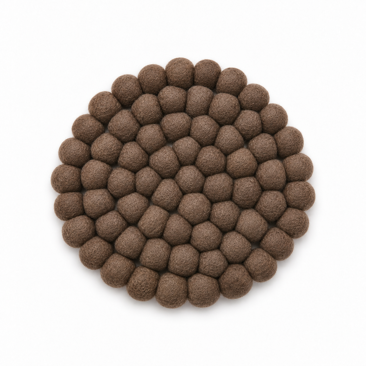 Onderzetter Pom Bruin 10 CM