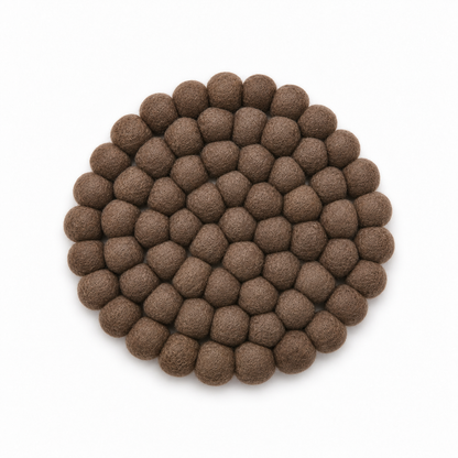 Onderzetter Pom Bruin 10 CM