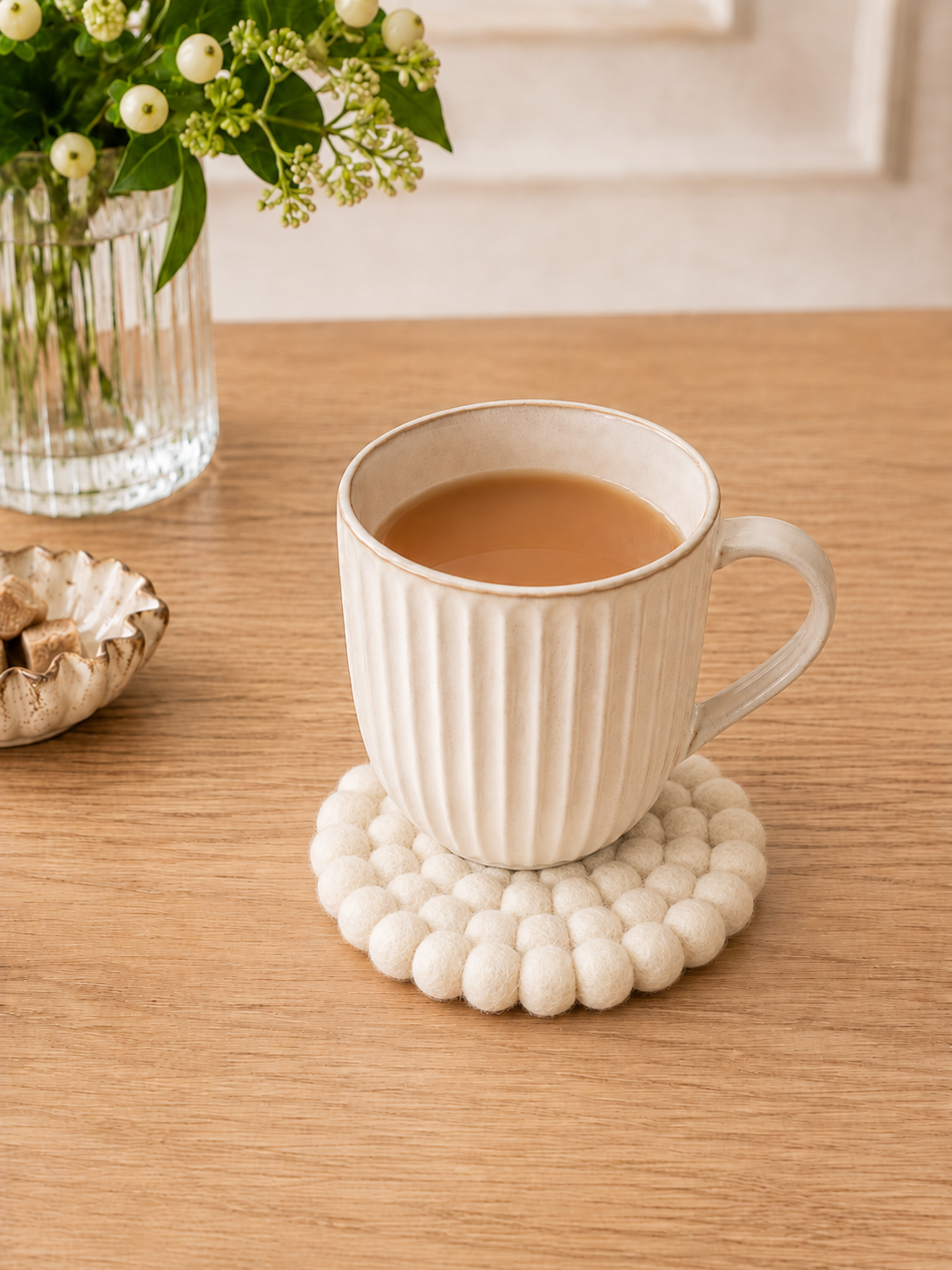 Onderzetters Pom Natural 10 CM