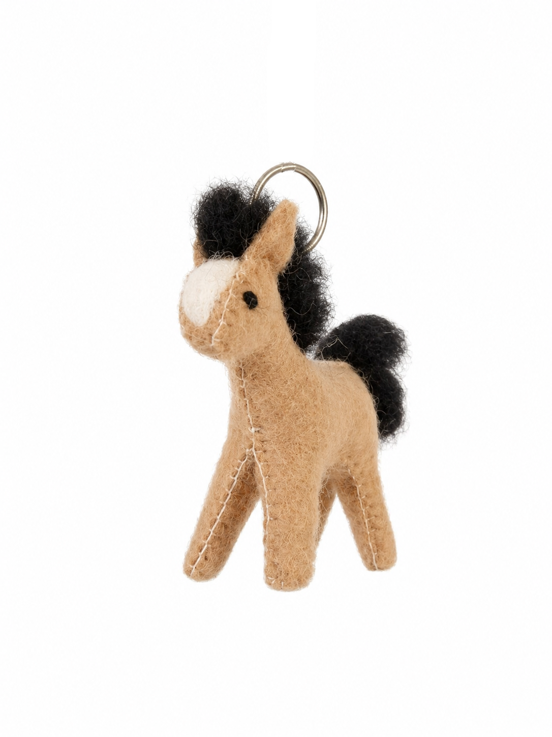 Sleutelhanger Paard Lichtbruin