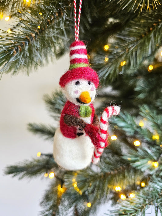 PRE-ORDER Hanger Sneeuwpop met Hoed