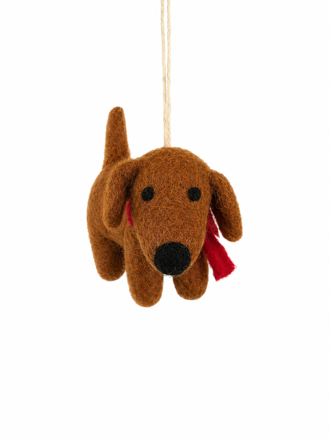 Hanger Teckel met sjaal