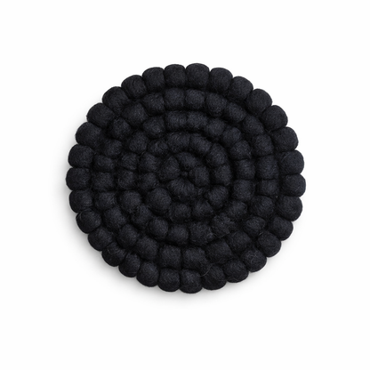 Onderzetter Pom Zwart 10 CM