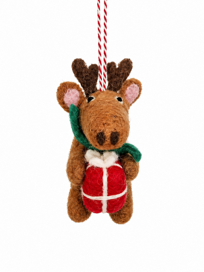 Hanger Eland met cadeau