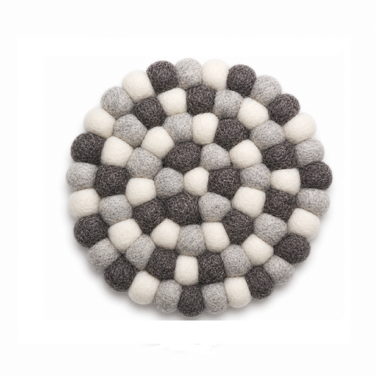 Onderzetter Pom Grijs 10 CM
