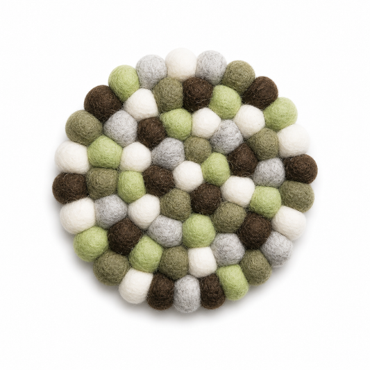 Onderzetter Pom Groen 10 CM