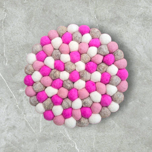 Onderzetter Pom Roze 21 CM