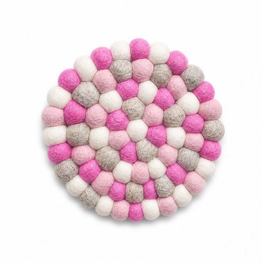 Onderzetter Pom Roze 10 CM